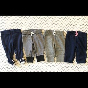 Carter’s Little Joggers for Newborn 💙 Set of 4